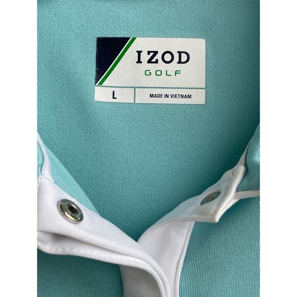 IZOD Golf ladies blue sleeveless tank. Large 100% polyester - Picture 3 of 9